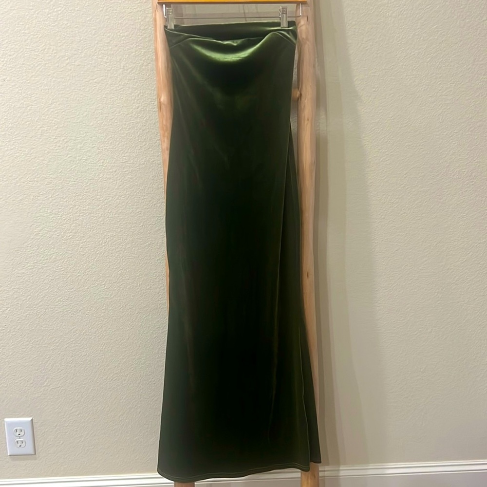 Velvet tube dress